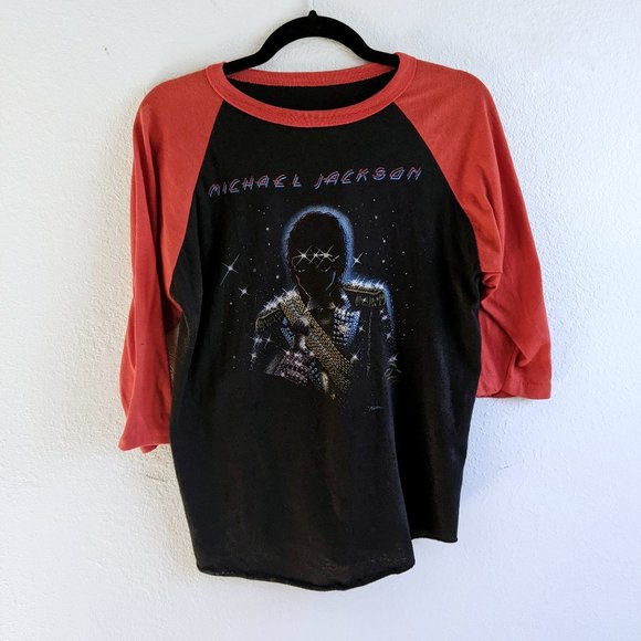 Vintage Tops - Vintage Michael Jackson Victory Tour Band Tee